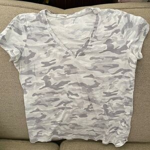 Soft light cotton women's t-shirt camo, great condition
